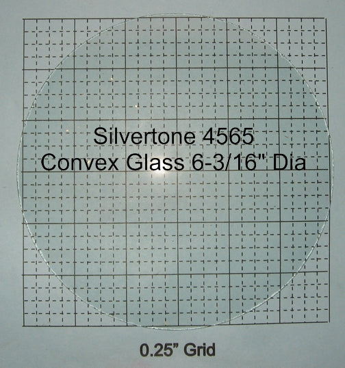 Silvertone 4565 Convex Dial Glass