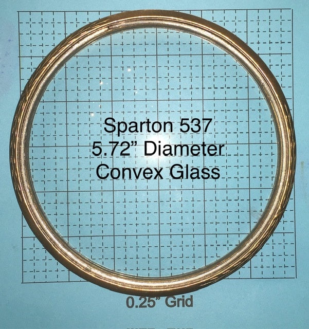 Sparton 5 3/4" Convex Dial Glass